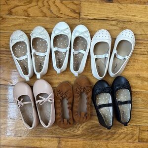 Cat & Jack White and Black Dress Shoes with Strap